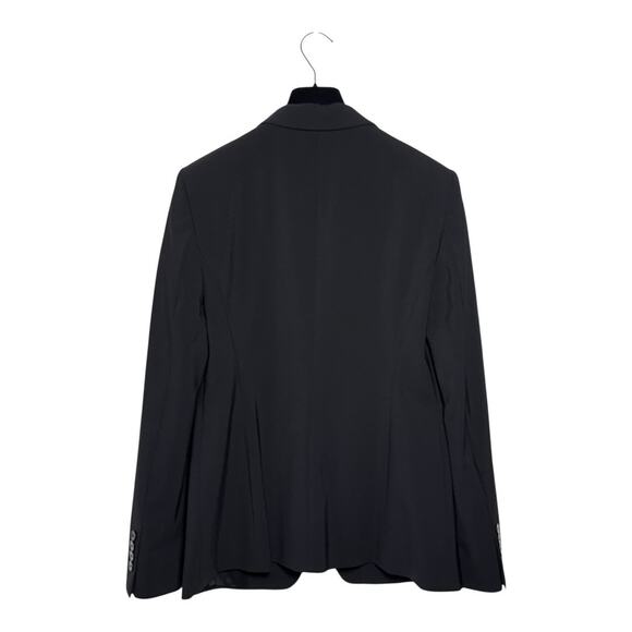 Boss by Hugo Boss Jabina Black One Button Stretch Wool Blazer Size 6 - Picture 3 of 6